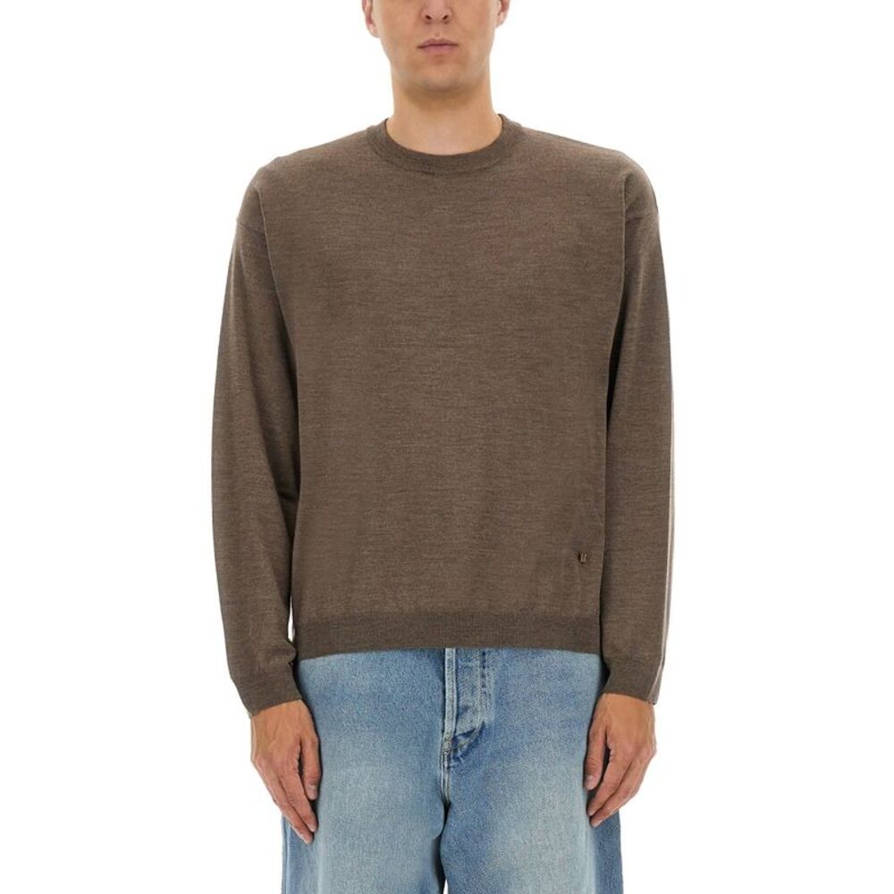 Moschino Men Wool And Silk Pullover